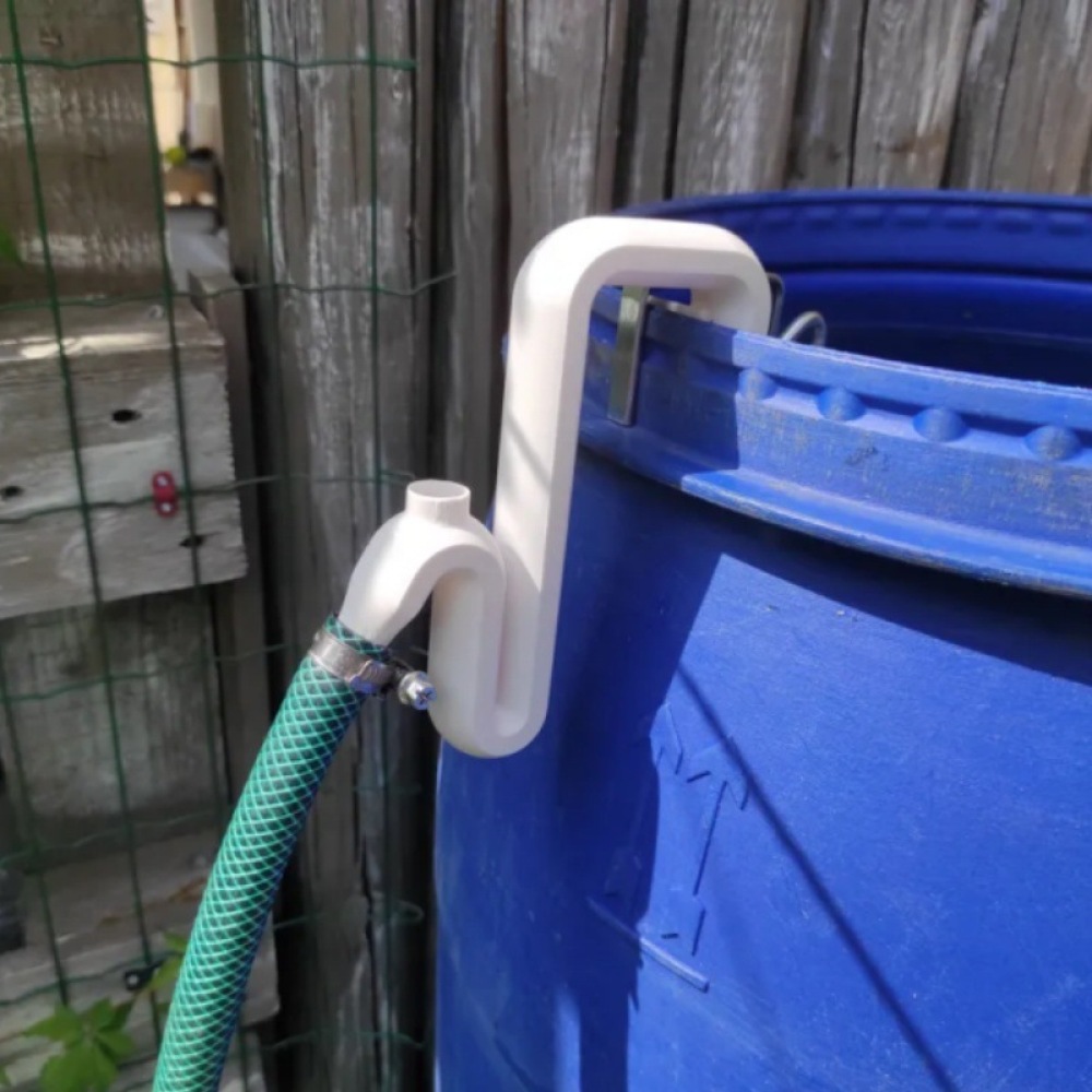 Overflow Pipe Clip - Langlebiger Wassereimer-Überlaufschlauch-Kit, Bohrfreier Clip-Halter, Gartenbewässerungs-Entwässerungswerkzeug, Flüssigkeitsmanagement-Gerät