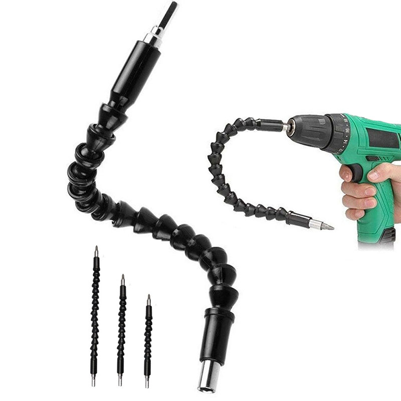 Drain Snake Flexible - Elektrische Bohrmaschine Schraubendreher Bit Multifunktionale Universal