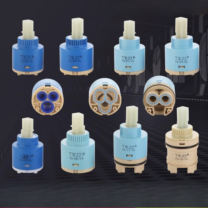 Shower Valve Cartridge - Keramikscheiben-Kartusche, Mischbatterie, Thermostat-Kartusche, Wasserhahn, Scheibenventil, PP-Kunststoff,
