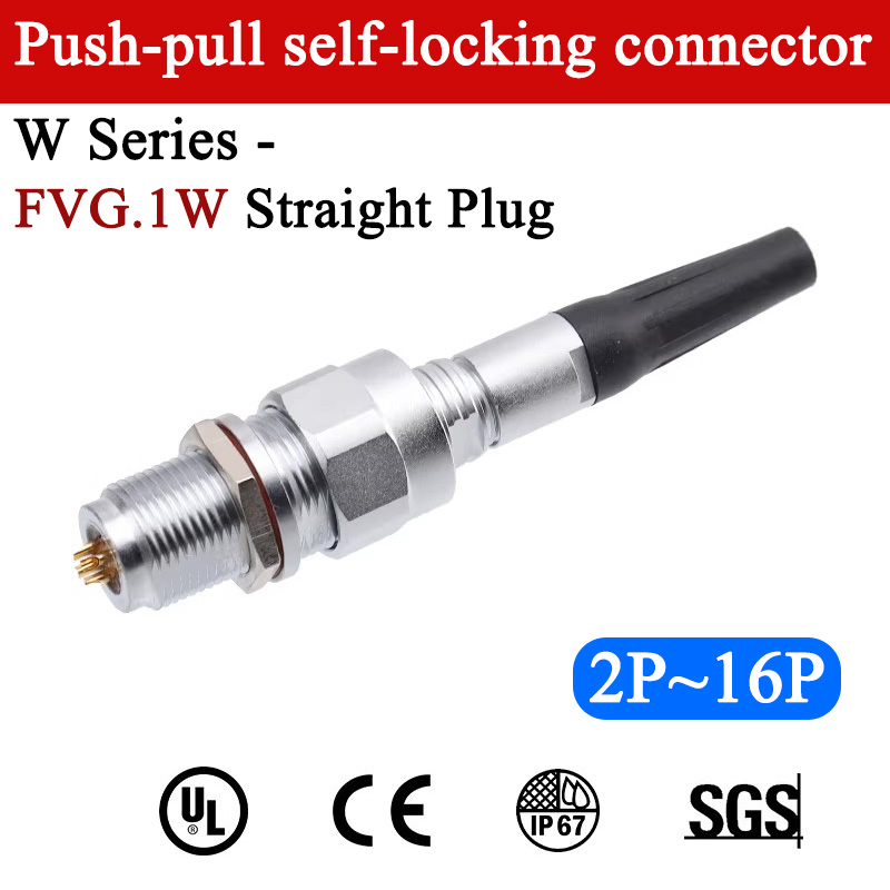 Push Fit Connector - 1W FVG-Stecker EVG Feste Buchse 2-16-polig