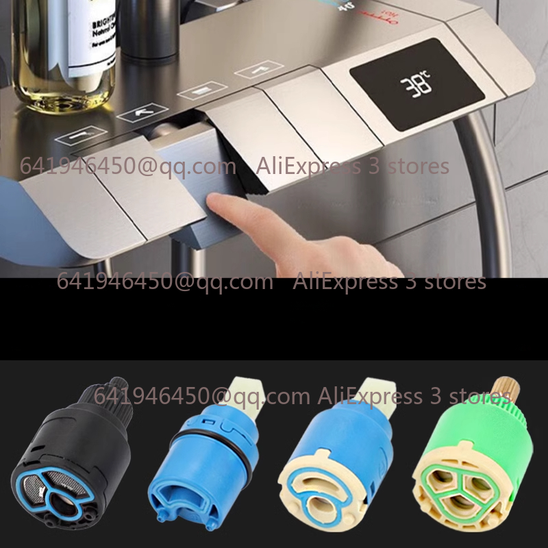 Basin Mixer Cartridge - Duschventil, Keramik-Wasserhahnkartusche, 2/3-Wege-Duschumsteller, Mischbatterie, Ersatzteile, Größen