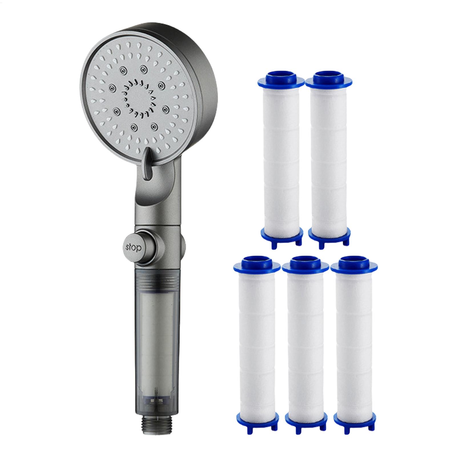 Silicone Tap Washer - Neuer Duschkopf, 5 Modi, gefilterter Duschkopf,
