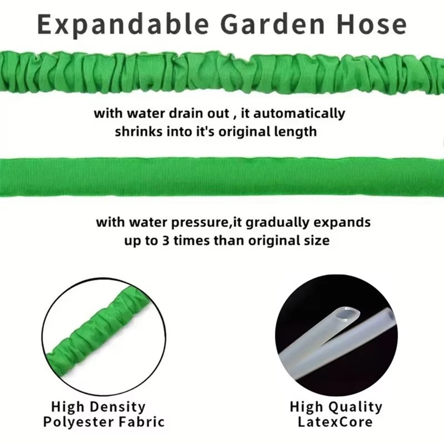 25FT-100FT Gartenschlauch, aus – Flexible Hose Braided Bewertung und Preis