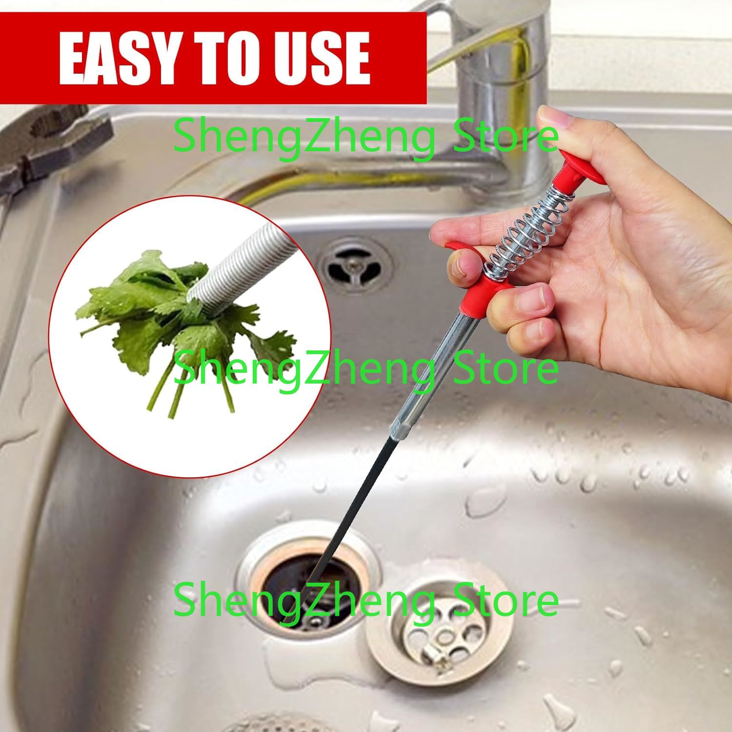 1 Stück Abfluss-Schlangenhaar- – Drain Snake Flexible Bewertung und Preis