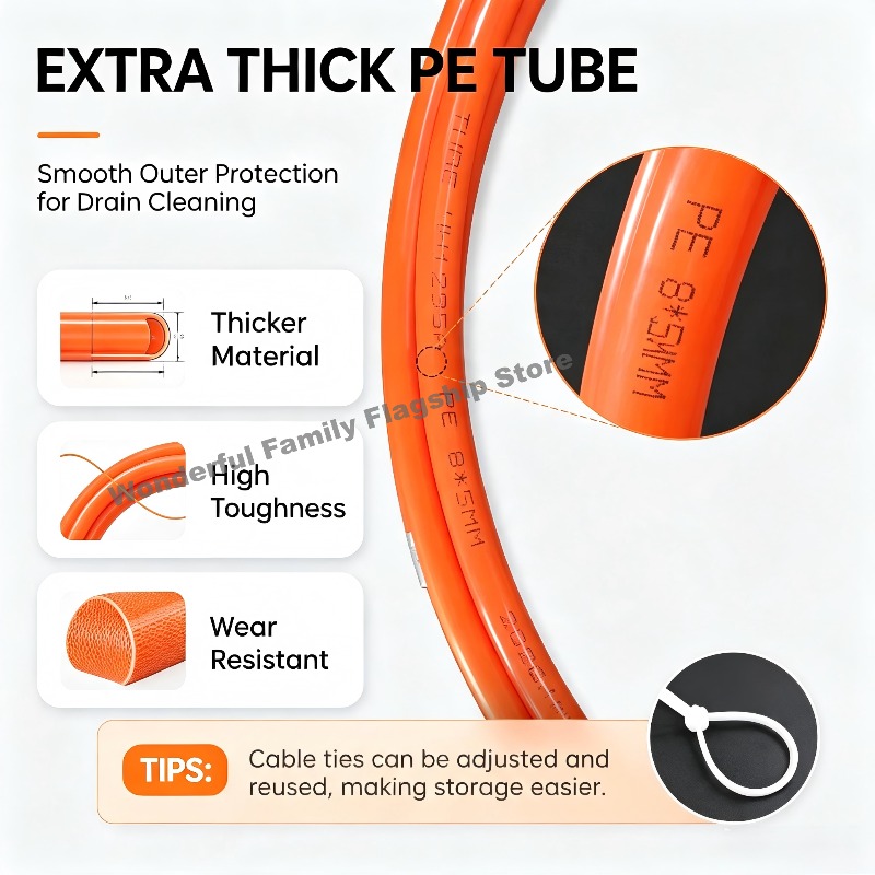 Flexibles Rohrreinigungsset -  – Drain Snake Flexible Bewertung und Preis