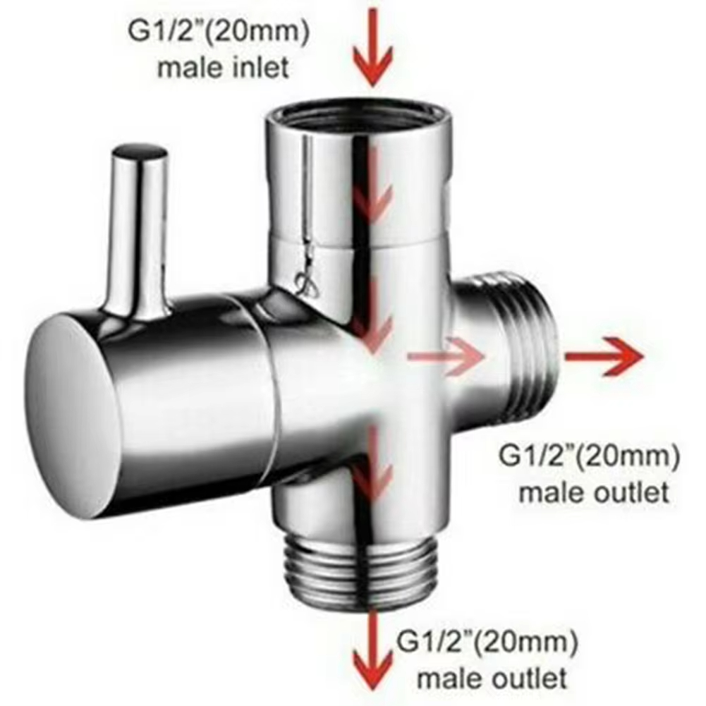 G1/2in 3-Wege-Umstellventil T- – Shower Valve Cartridge Bewertung und Preis